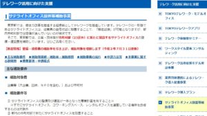 サテライトオフィス設置等補助事業